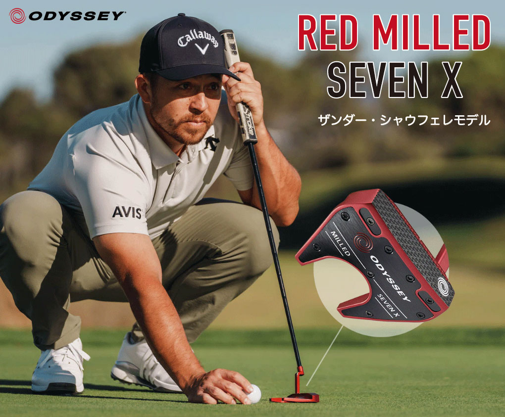 オデッセイ RED SEVEN X パター メンズ 右用 33,34,35インチ ODYSSEY