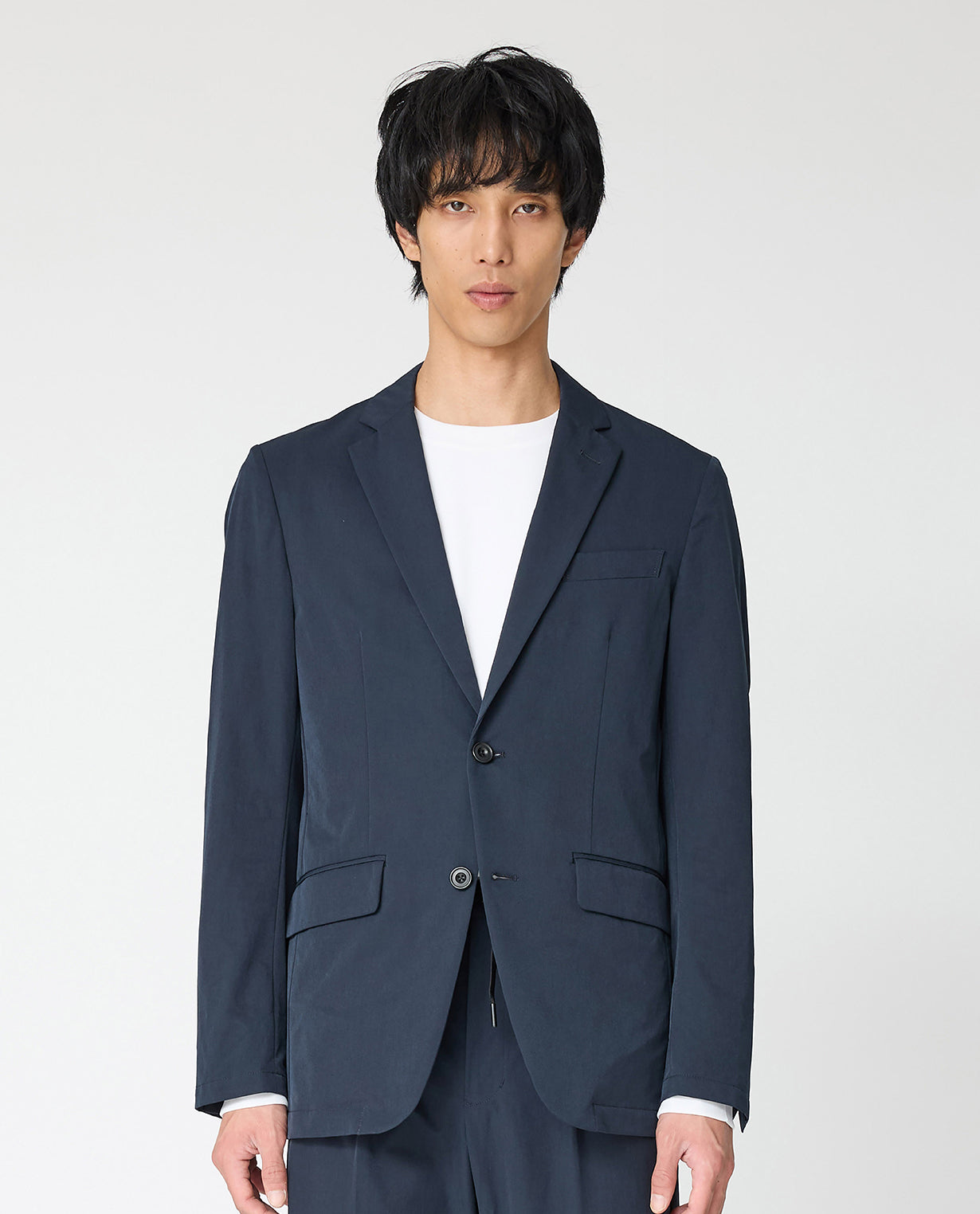 002_L ヴィンテージストレッチ テーラードシングルジャケット