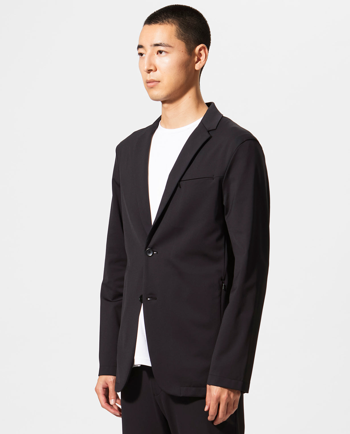 021_N 24HR-WEARABLE ミニマルジャケット (ブラック) – K-3B OFFICIAL SITE