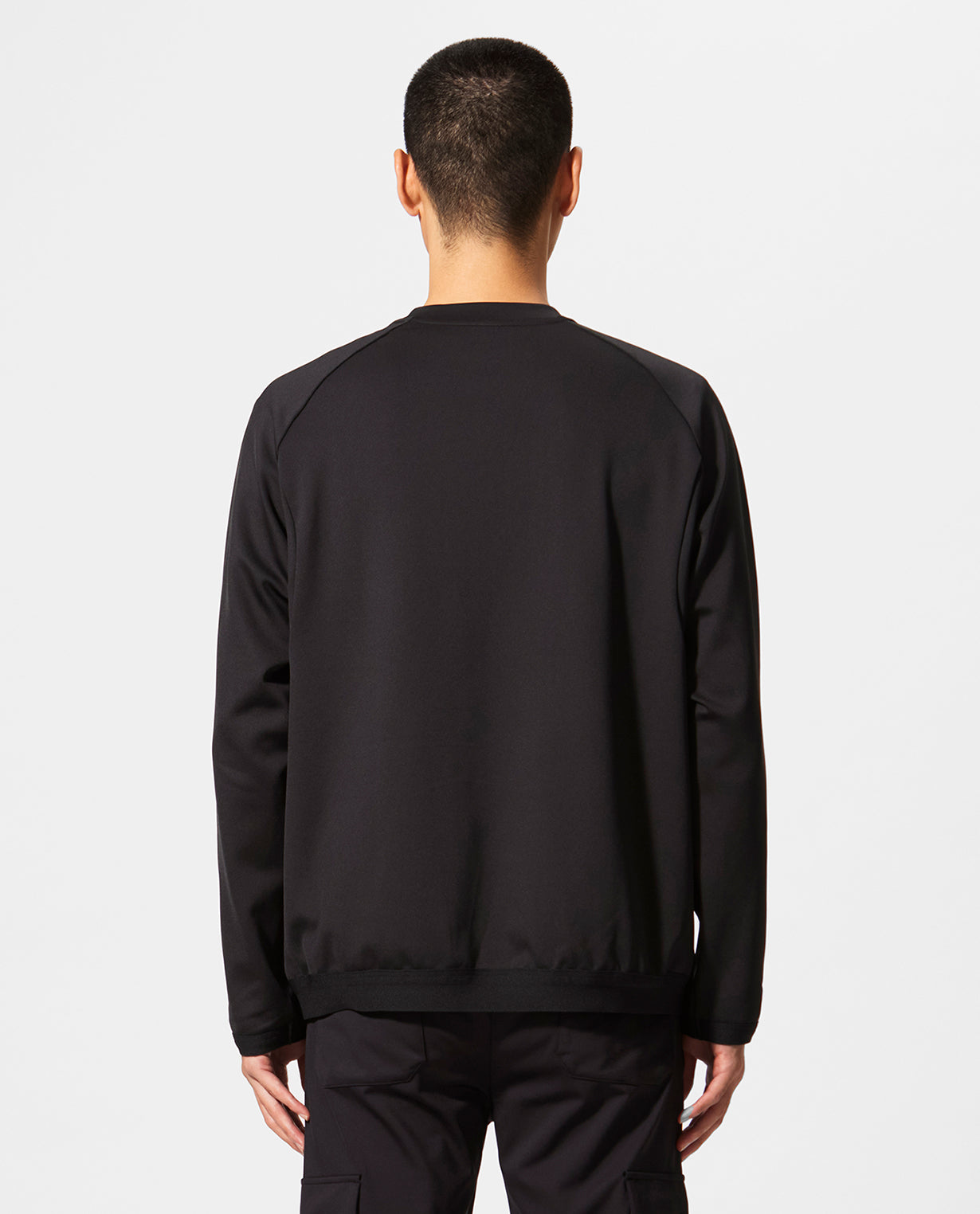 088_D ”2Dダンボールニット”クルーネック (ブラック) – K-3B OFFICIAL SITE