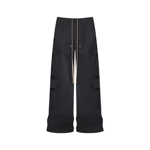 mnml RAVE DOUBLE CARGO PANTS - BLACK | KingStar