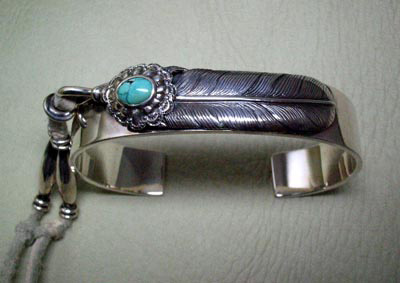 フェザー【フェザーバングル】 FEATHER BANGLE ｜シルバーアクセサリー