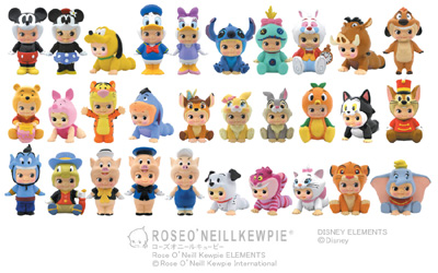 キューピーとのコラボストラップ、ディズニーバージョンが登場