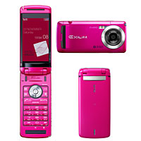 8.1メガカメラ、ワイドVGA有機ELのEXILIMケータイ「W63CA」