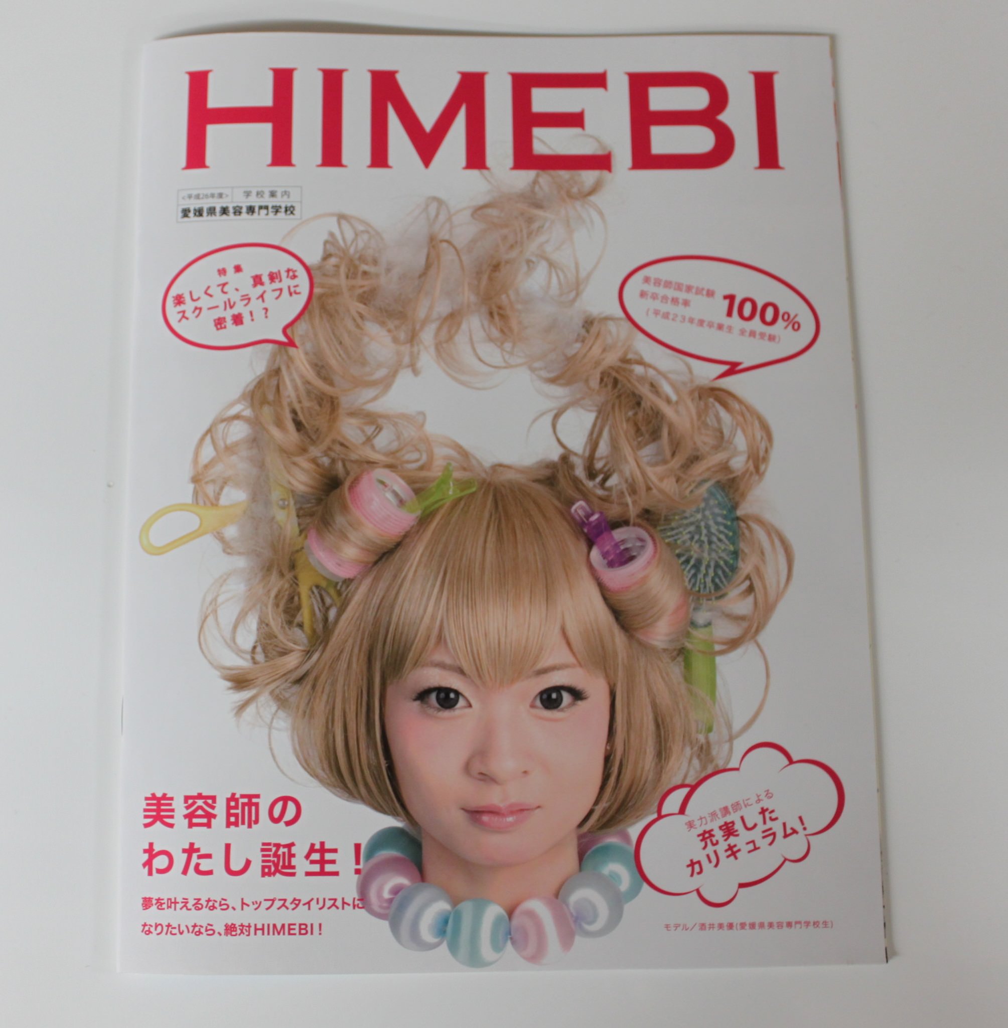 愛媛県美容専門学校(HIMEBI)様 パンフレット