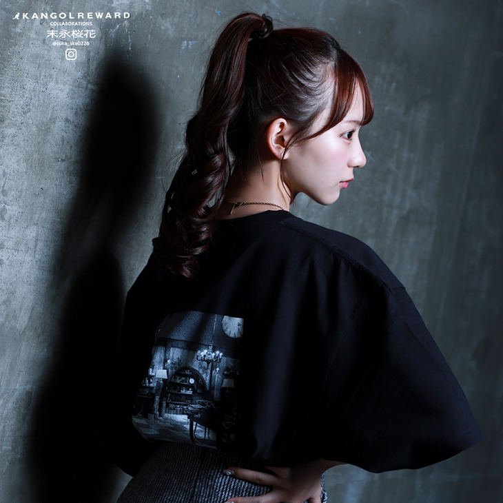 完全受注生産】末永桜花×KANGOL REWARD コラボ企画！プルオーバーパーカー