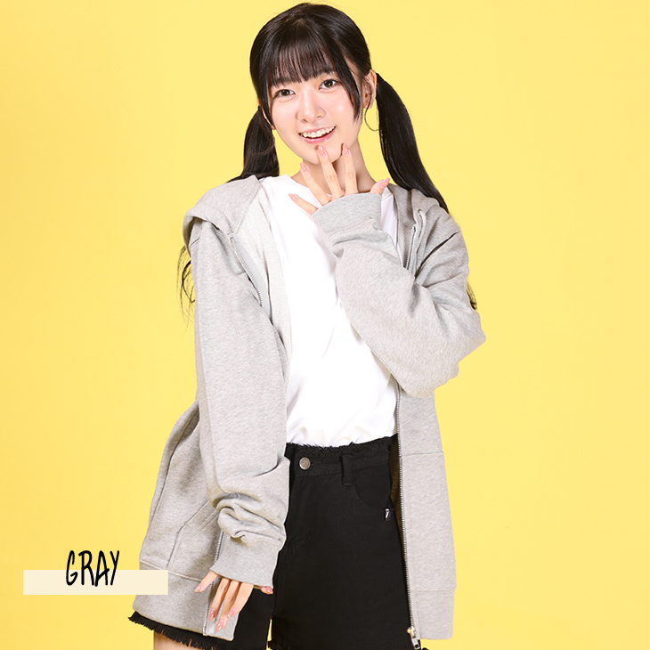 完全受注生産】鈴原希実×KANGOL REWARD コラボ企画！ZIPパーカー