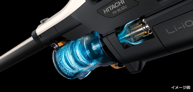 スティッククリーナー（コードレス式）PV-BL50J ： クリーナー ： 日立