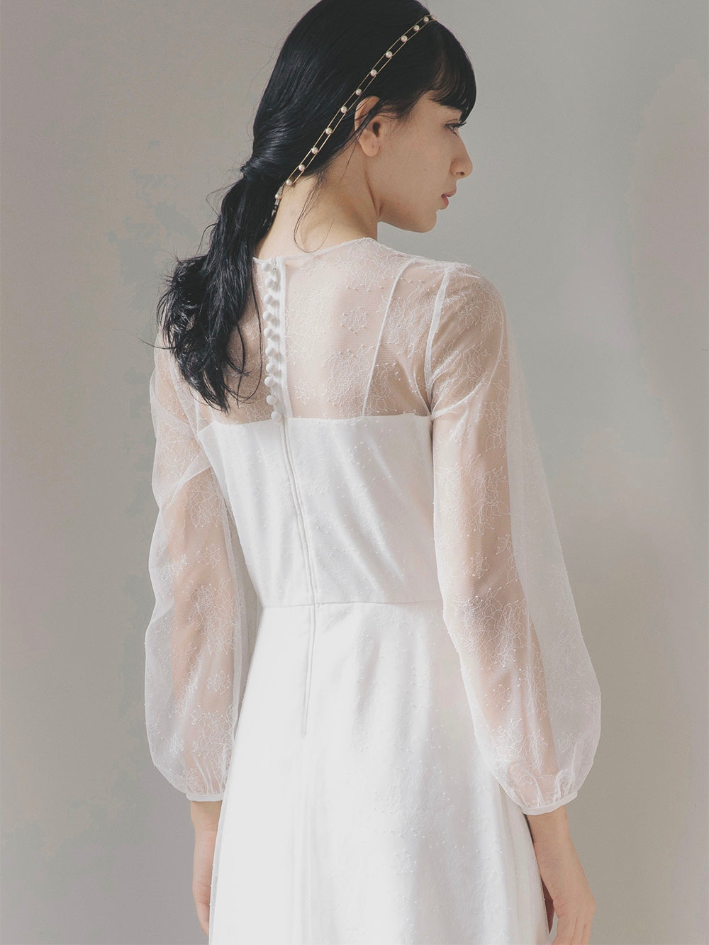 kaene公式オンラインストア レース×シフォンドレス / 100570 結婚式