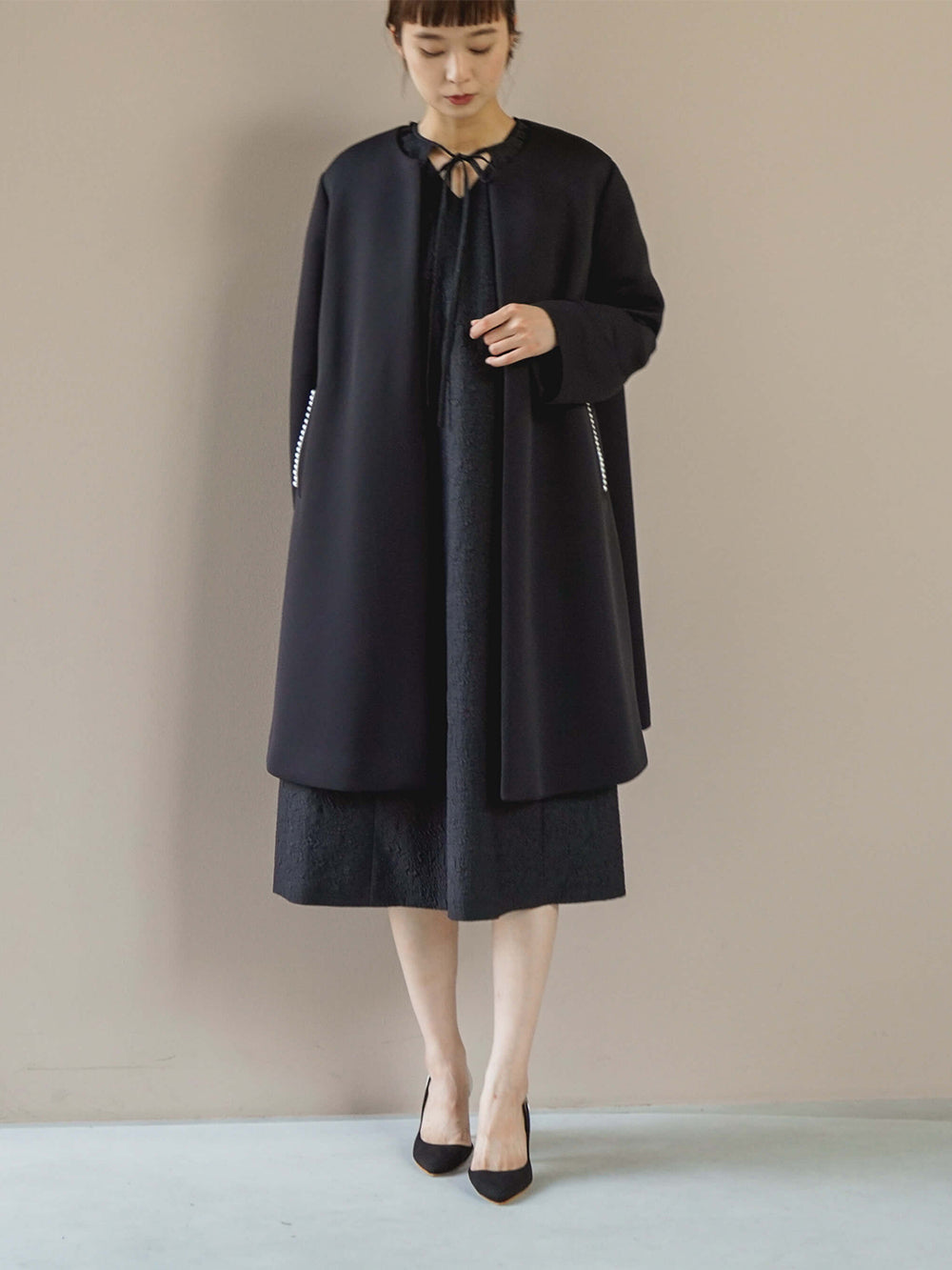 kaene公式オンラインストア パールボンディングコート / 004109