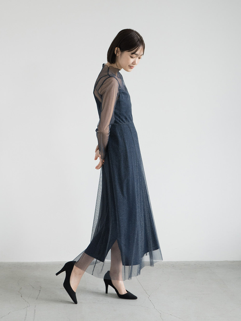 kaene公式オンラインストア ラメチュールメロウワンピース / 100535