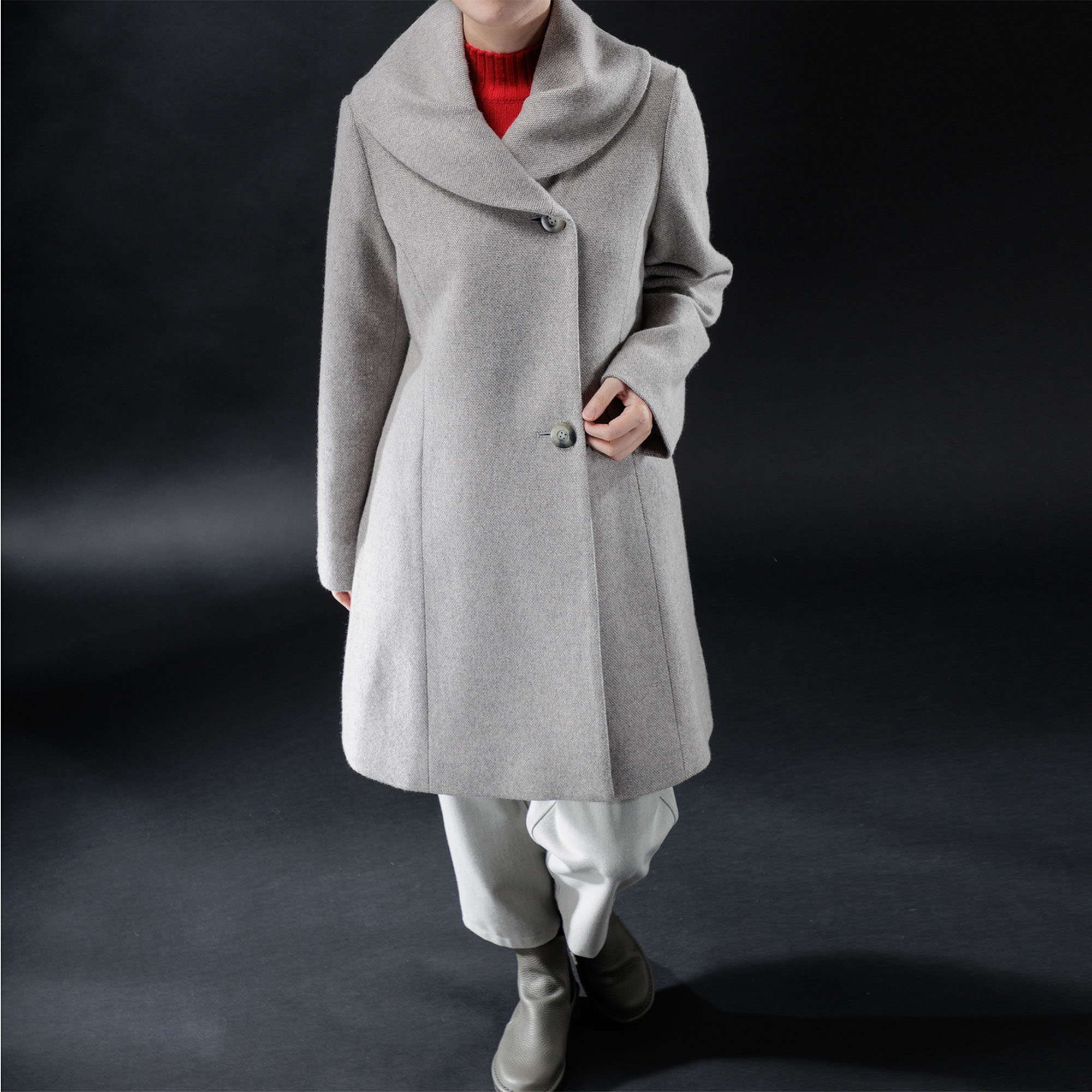 アンゴラ混デザインコート 424-30 Series | かぐらやONLINE SHOP