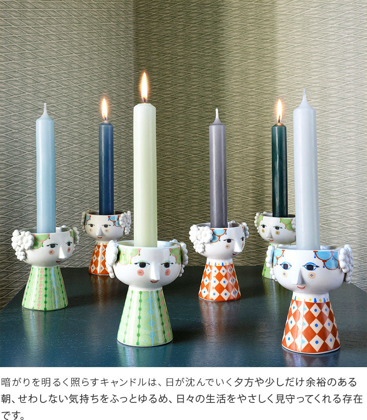 エヴァ キャンドルホルダー 北欧 9.5cm 磁器 Eva Vase BJORN WIINBLAD