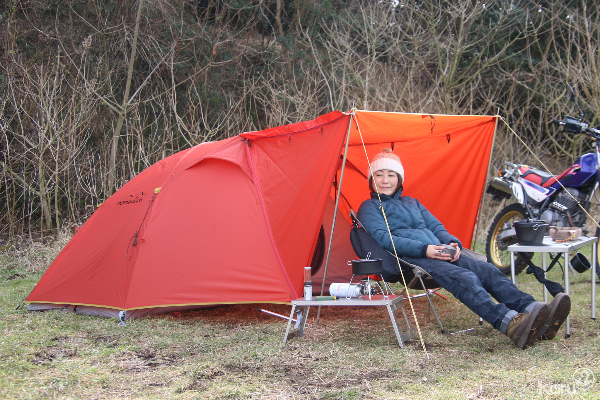 タープ要らずのソロツーリングテント！テンマクデザイン×ノマディカ
