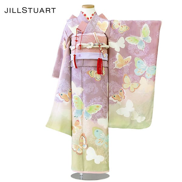 JILLSTUART》蝶々と小花の着物／七五三・七歳女の子 | 宅配着物