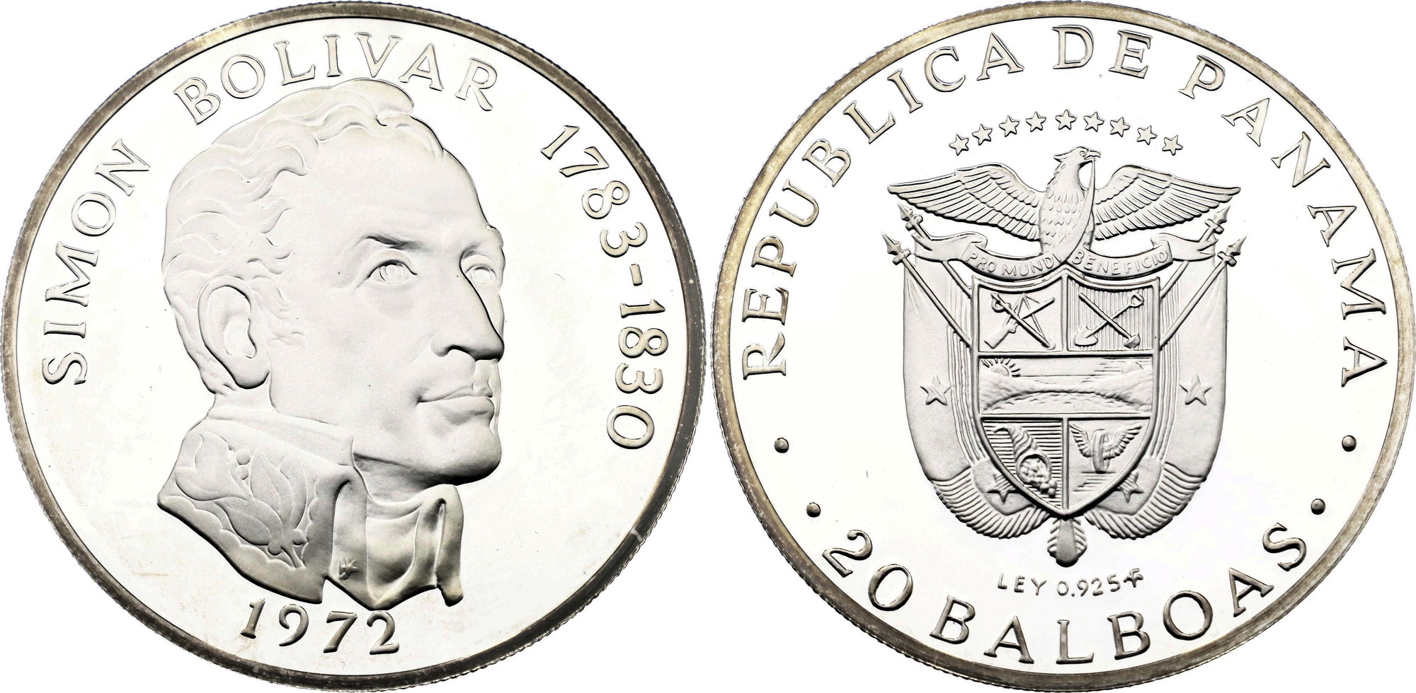 Panama 20 Balboas 1972 | Katz Auction