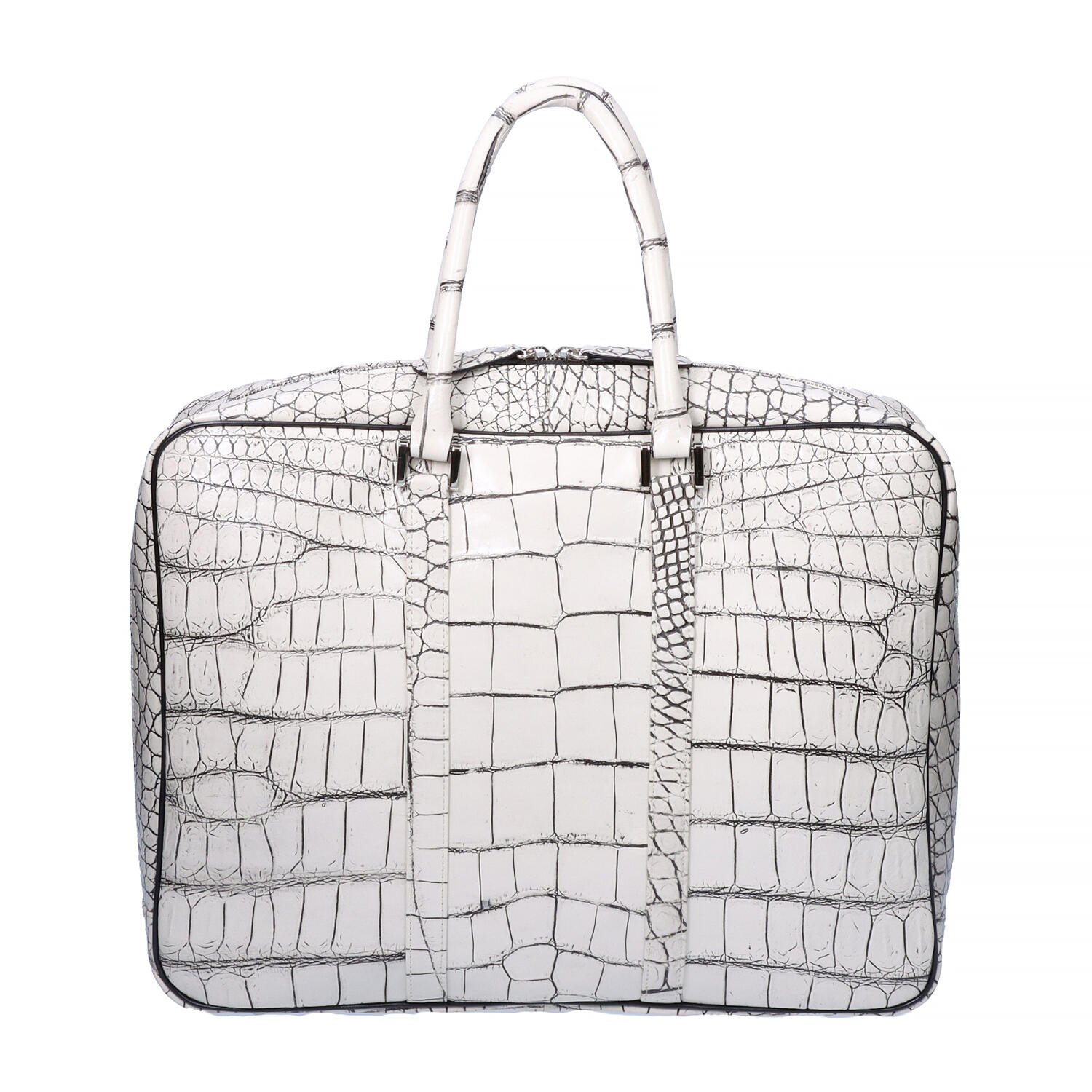 A4 B4 クロコダイル 目地染め ワニ革 ブリーフケース | 有限会社