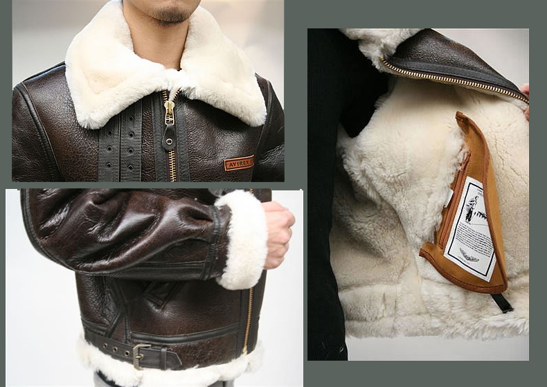 AVIREX アビレックス B-3ムートンレザージャケット2104