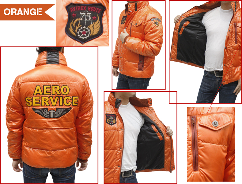 AVIREX ジャケット アヴィレックス 中綿入り パディングジャケット 6122050