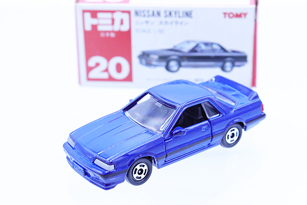 赤箱 トミカ20 イケダ特注 ニッサン スカイライン 日本製 神奈川県警察