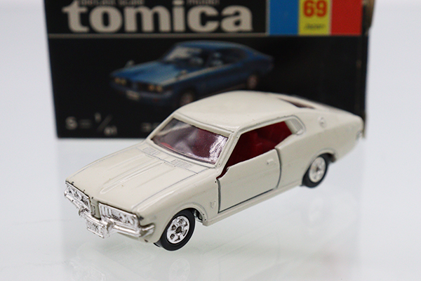 黒箱トミカ69 コロナマークⅡ-L 1E 美品 日本製 デッドストック 黒箱