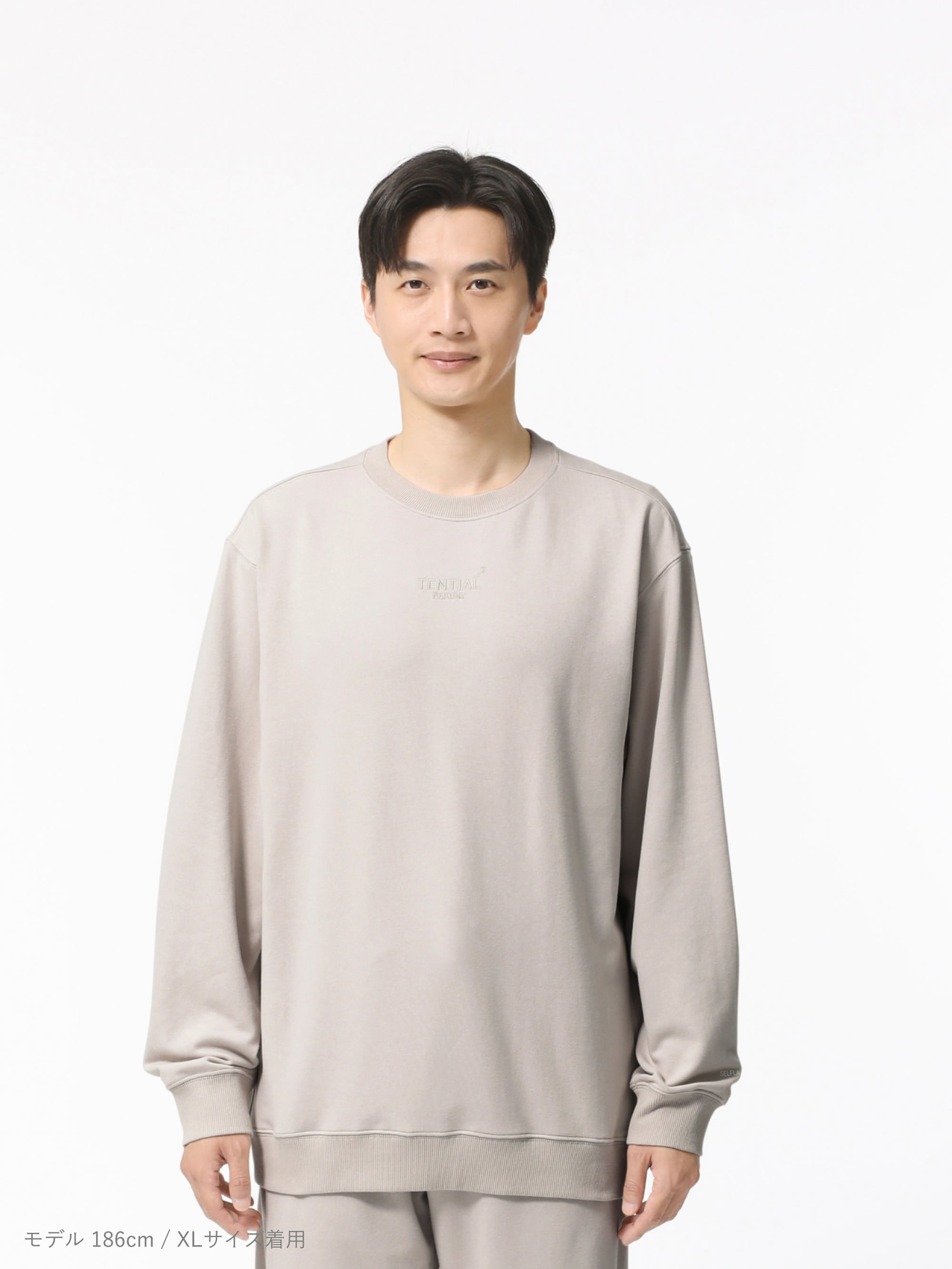 BAKUNE スウェット メンズ / 長袖クルーネックシャツ_25FW | TENTIAL