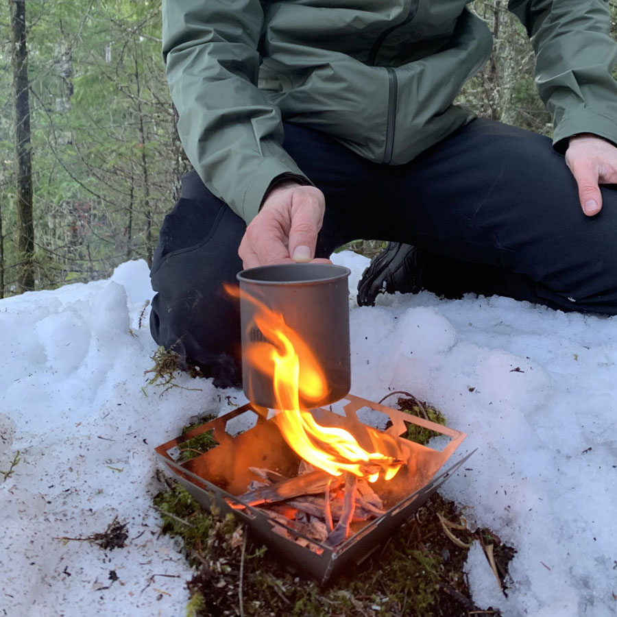 株式会社ケンコー社 / チタニウムファイヤーボックス＆グリル（セット）