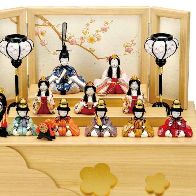 人形の田辺 / 清華雛 十人飾り