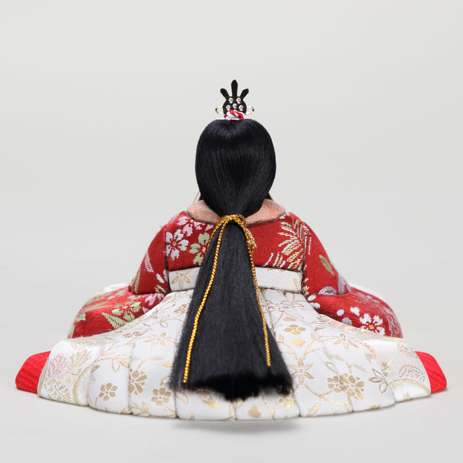 人形の田辺 / 桜珠雛 親王飾り（正絹）