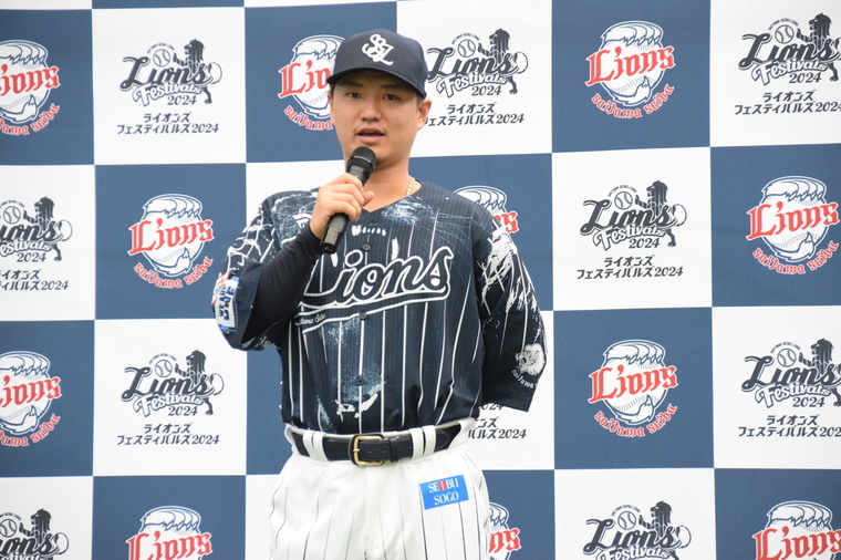 埼玉西武が今夏限定の「ハントブルーユニフォーム」を発表。古賀悠斗が