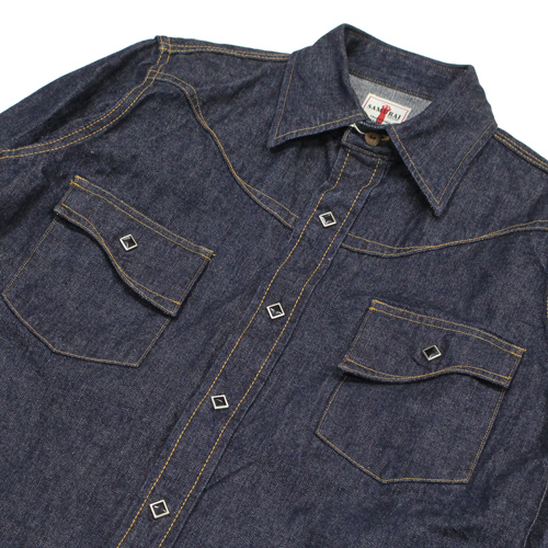 サムライジーンズデニムウエスタンシャツ【飛翔】が入荷しました！