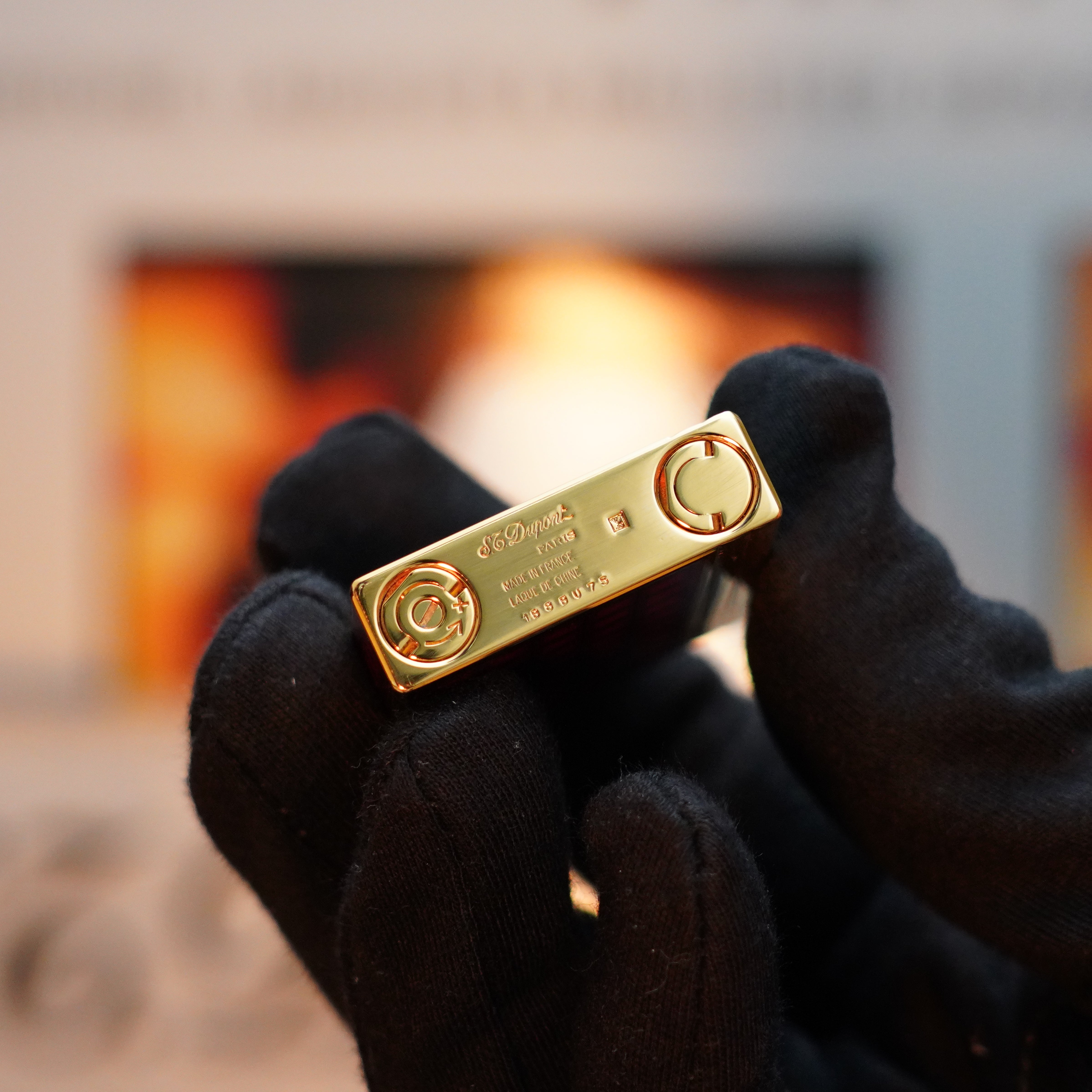 Vintage 1990 S.T. Dupont Limited Edition 24k Gold Finish Vertigo