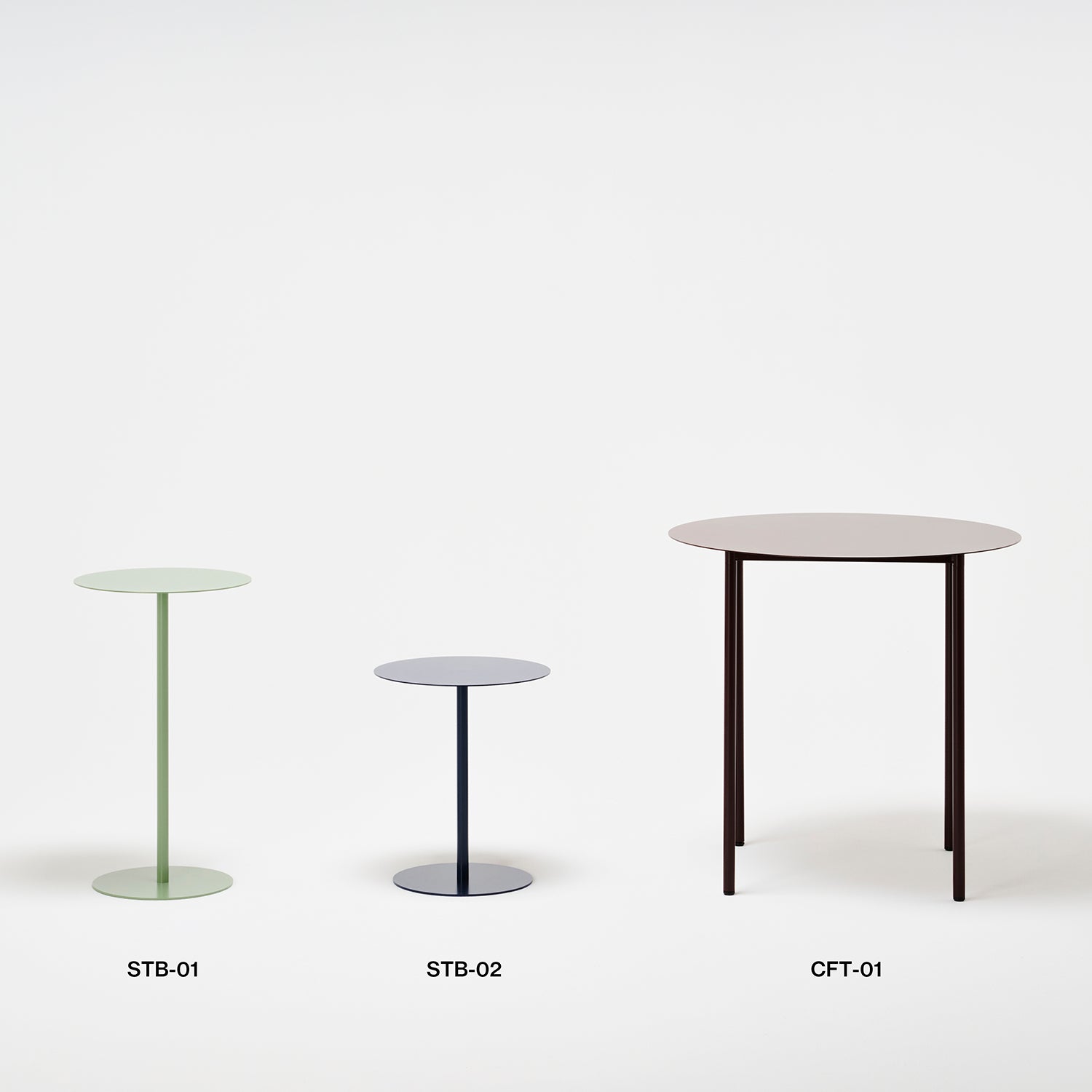 カフェテーブル - 01 - ブラック - KIT