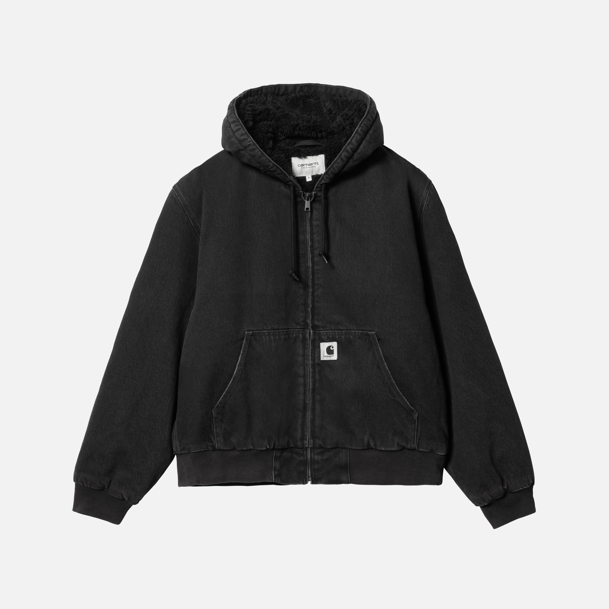 Carhartt WIP WMNS OG Active Jacket - Stone Washed Black – Kith