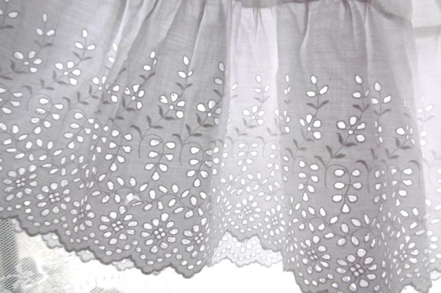 フランスアンティーク,ペチコート,スカート,コットン,カットワーク
