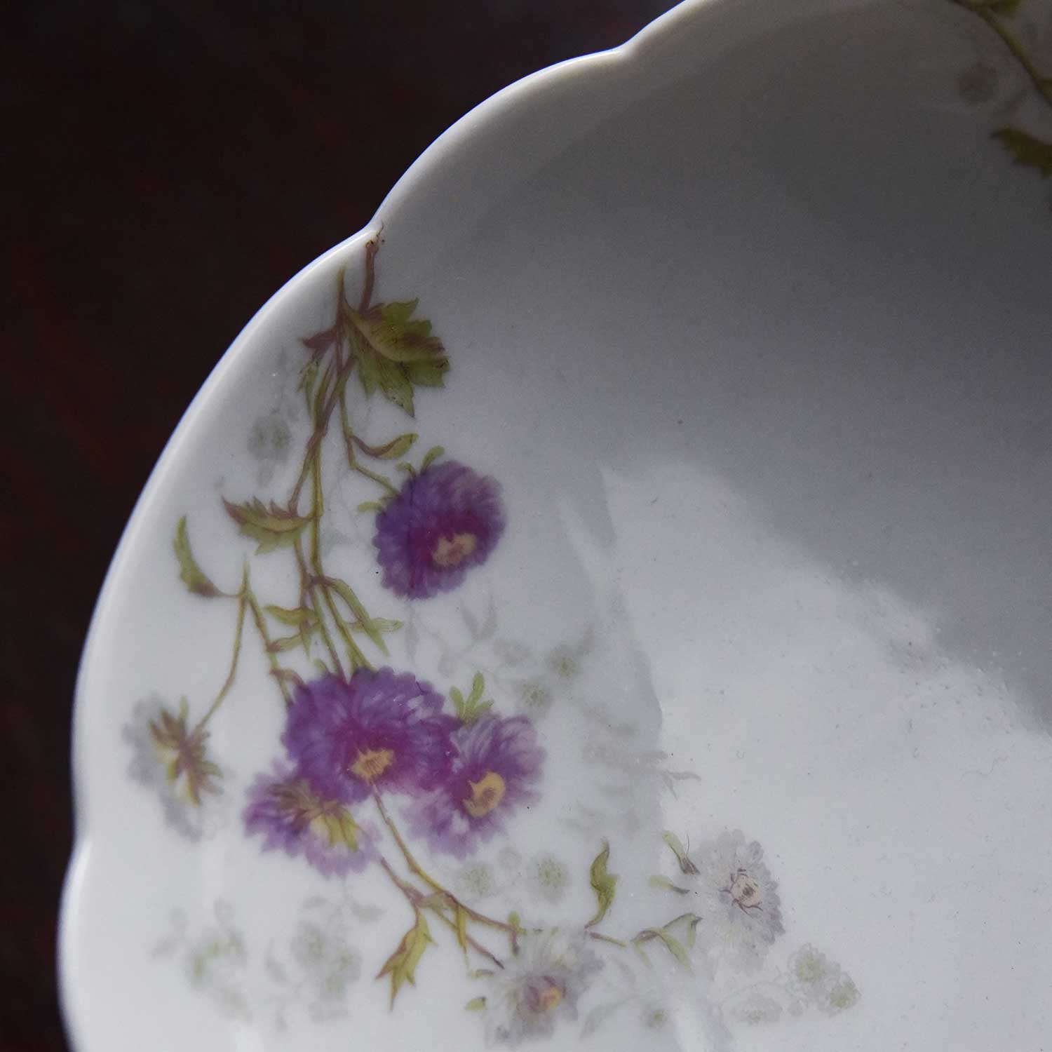 フランス アンティーク コンポティエ コンポート フルーツ皿 TAW-444D