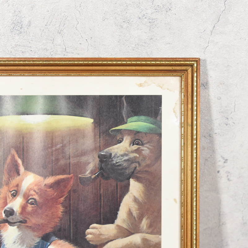 イギリスヴィンテージ 犬の絵画 – 神戸アンティークウェアハウス