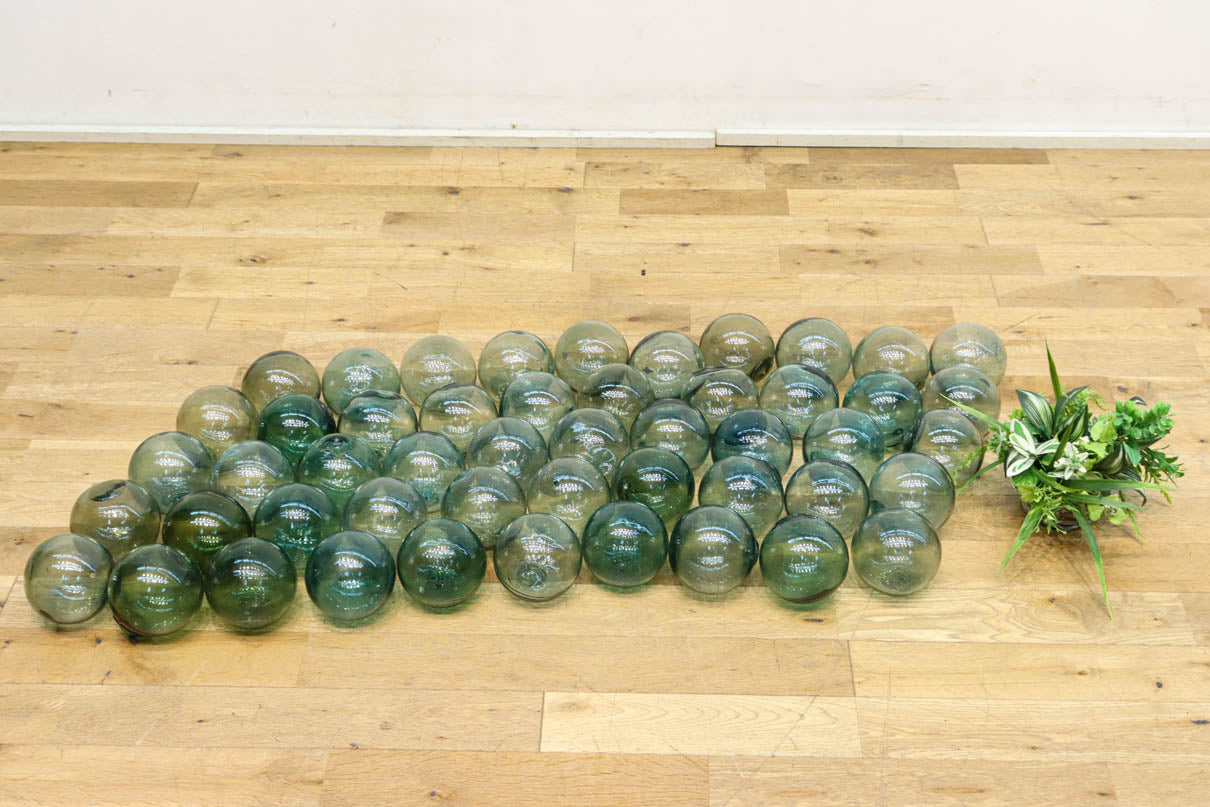 和ガラスの風合い溢れる浮き玉 DC5785 在庫44個 – 古福庵 [ KOFUKUAN