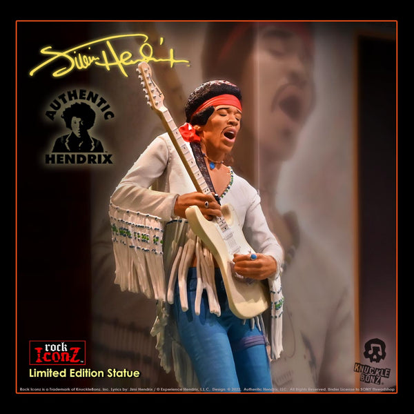 Jimi Hendrix III KnuckleBonz Statue