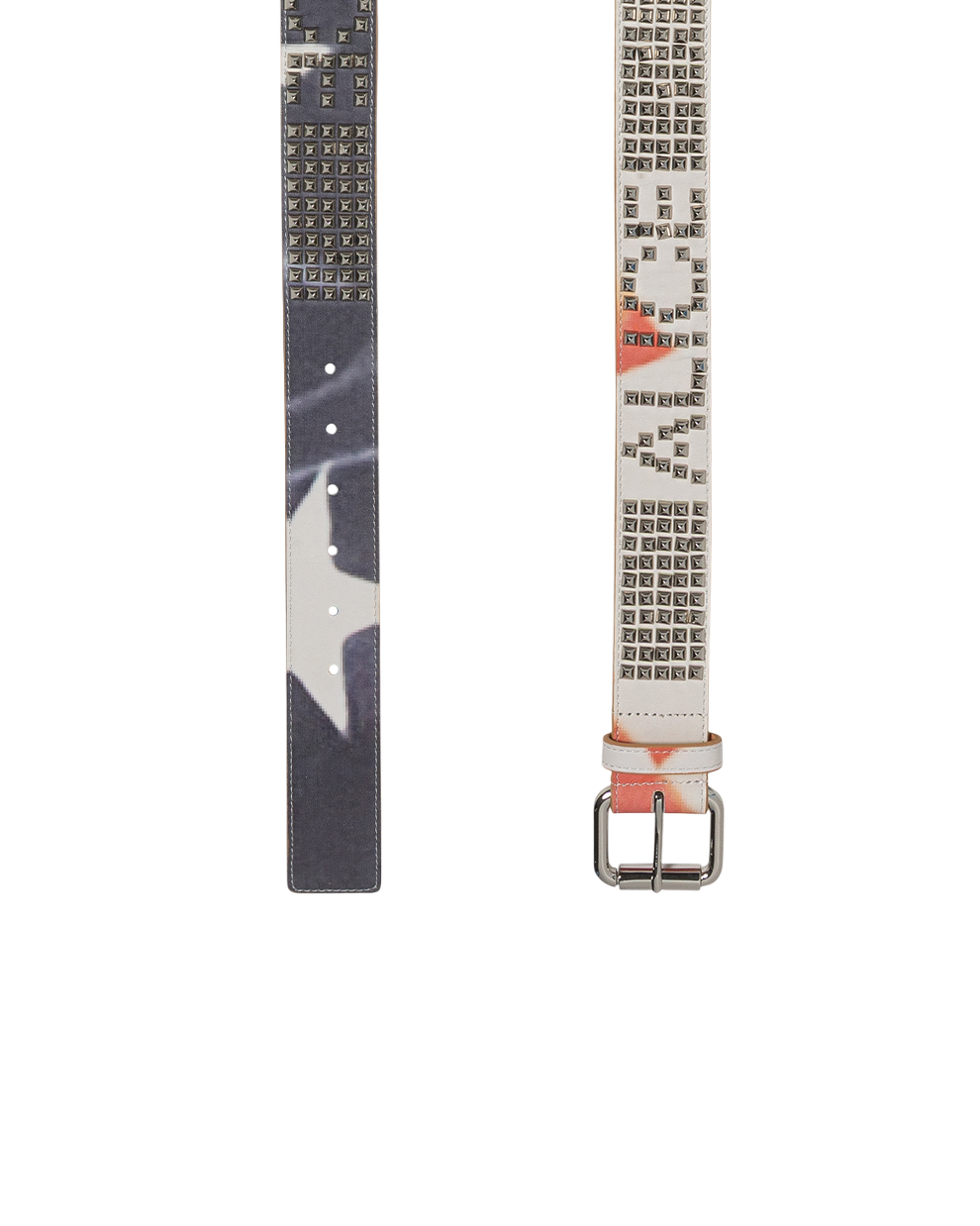 Ksubi X Alice Hollywood Leather Studded Flag Belt | Ksubi ++