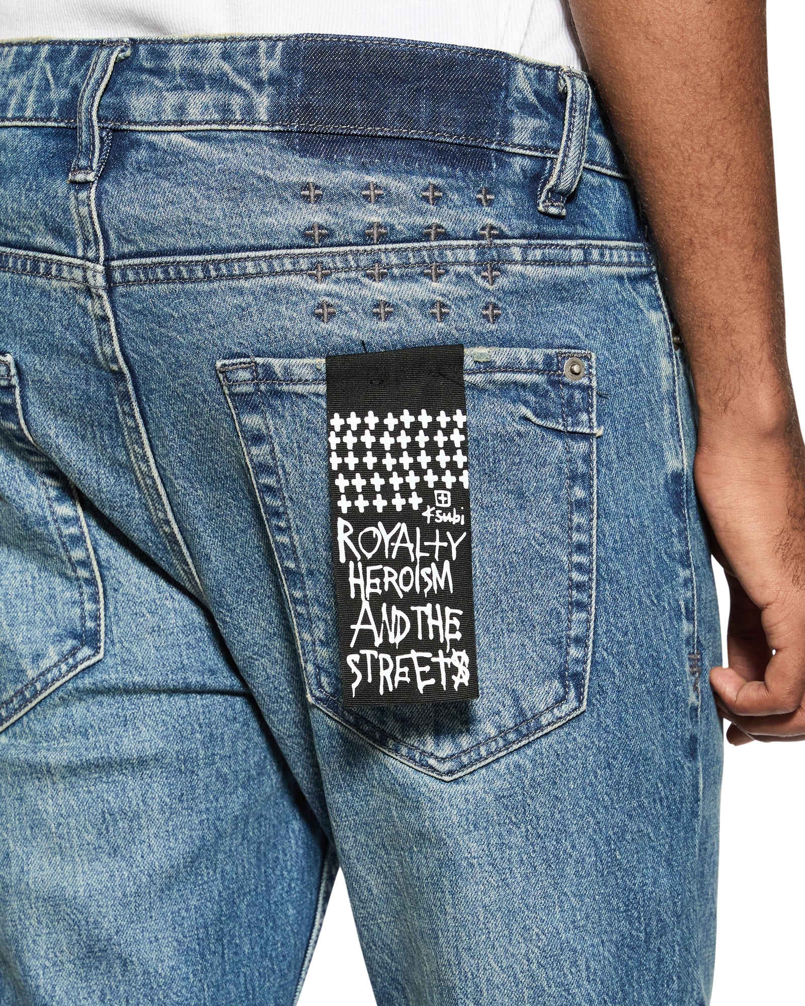 Van Winkle Mids Straight Leg Jean - Blue Denim | Ksubi ++