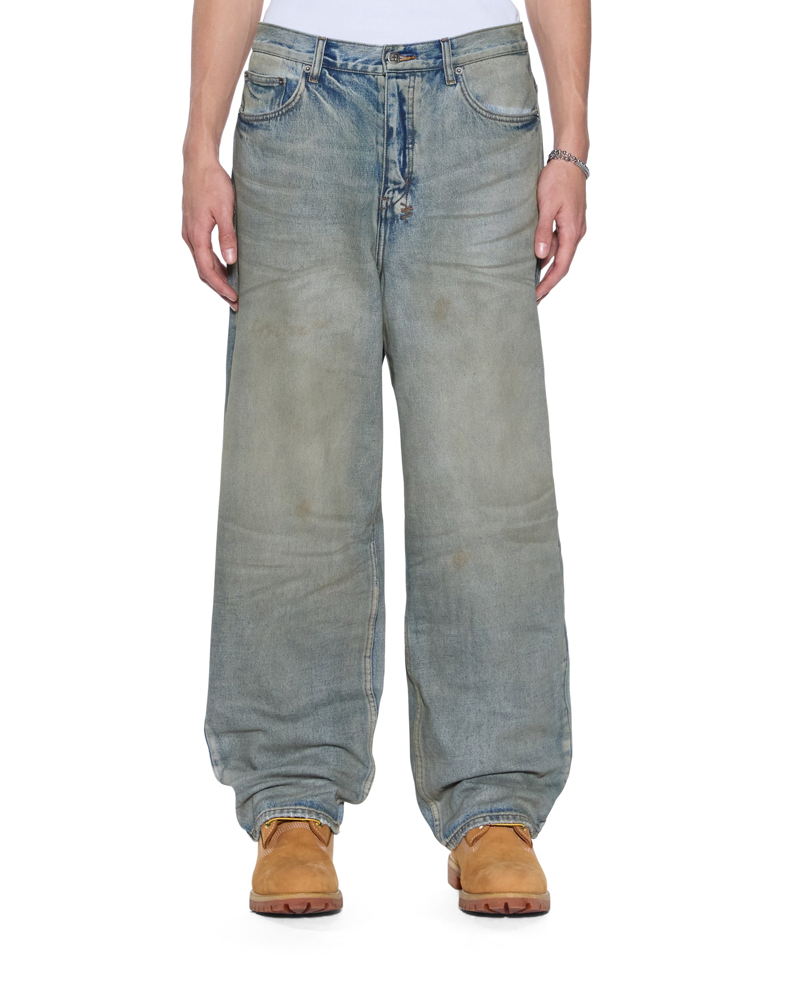 Maxx Mechanik Mens Baggy Jeans - Blue Denim | Ksubi ++