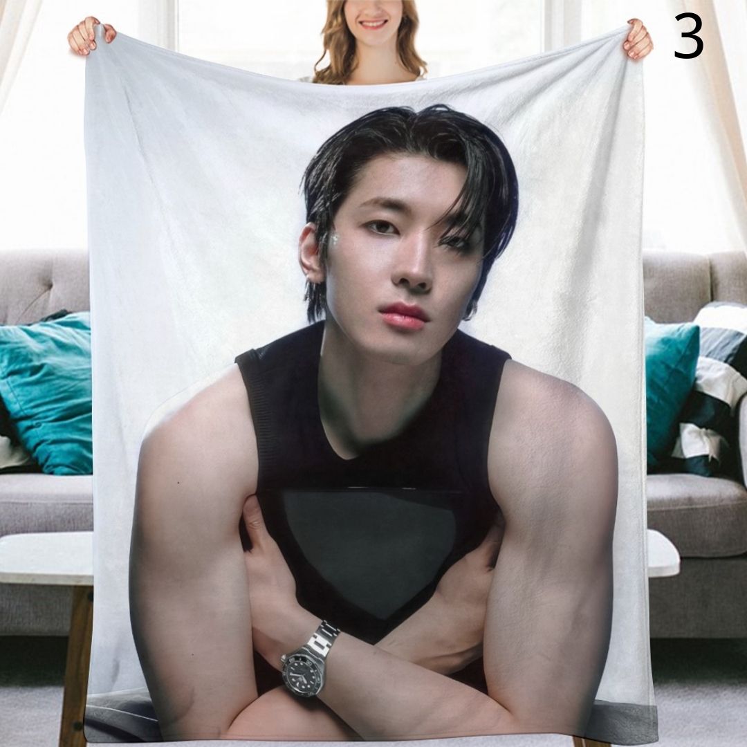 SEVENTEEN Wonwoo Blanket, Seventeen Flannel Throw Blanket, Gifts