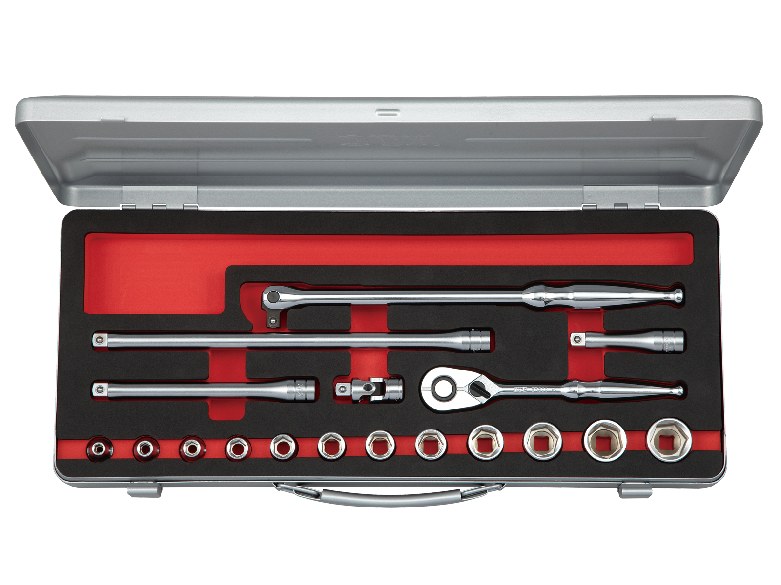 9.5sq.ソケットレンチセット(六角)[18点] | KTCツールオフィシャル