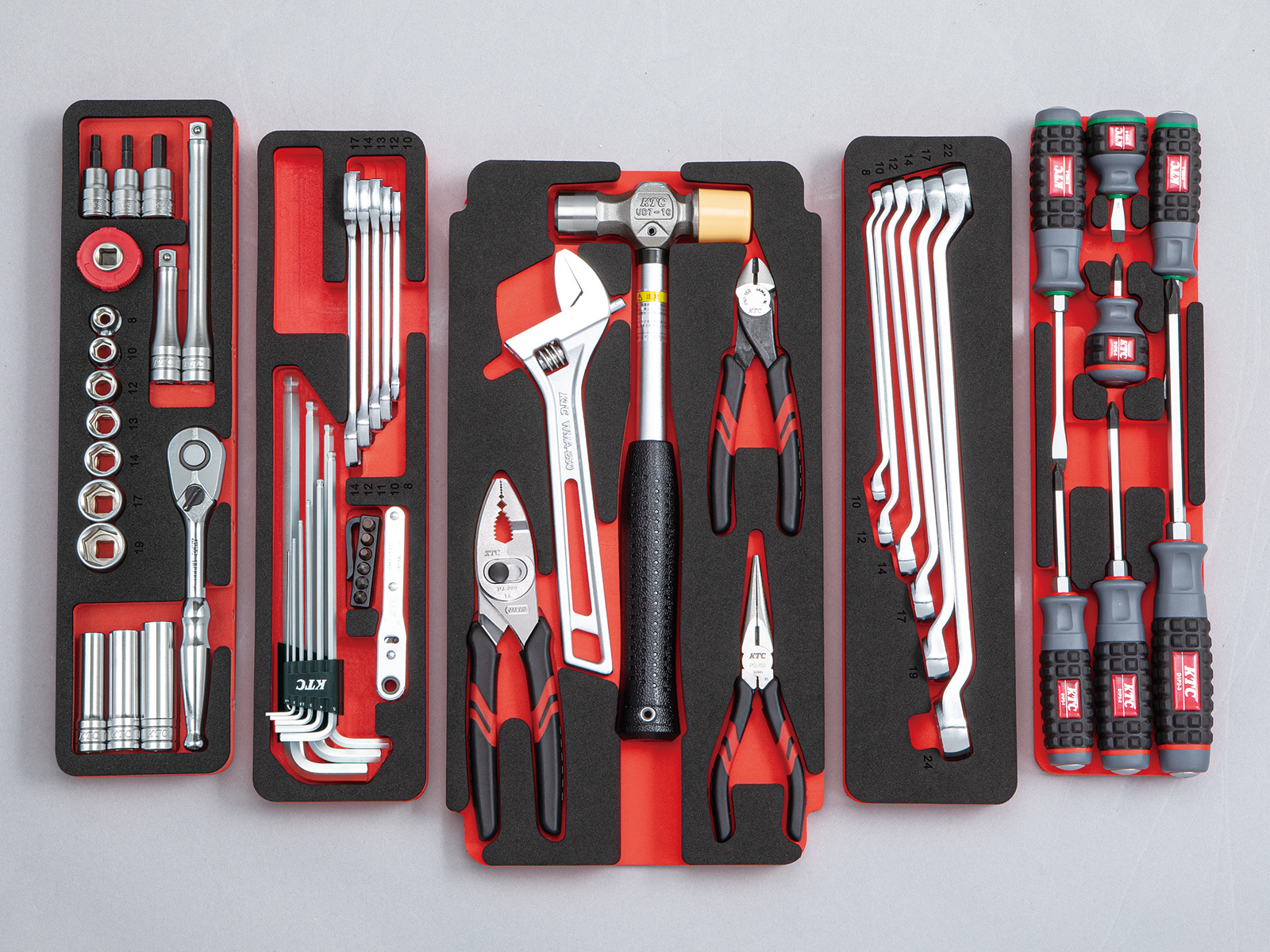 2024SKセール限定品】9.5sq.両開きメタルケースセット56点 | KTC