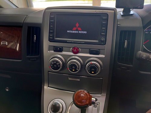 三菱 純正 ナビ HDDナビ MMCS オンライン J-04 ランエボ10 ランサー