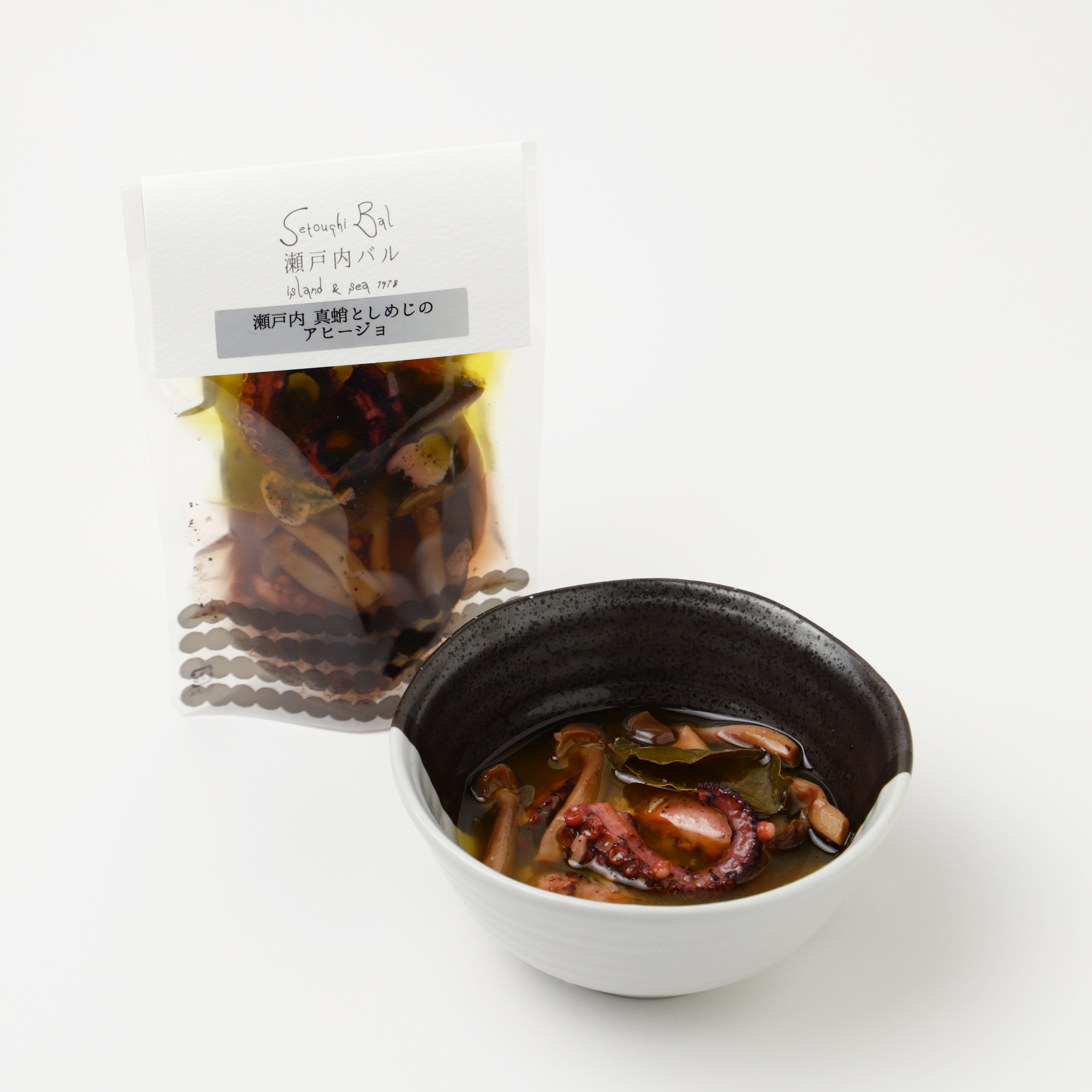 真蛸としめじのアヒージョ / 瀬戸内バル | のおつまみ | クラフト酒