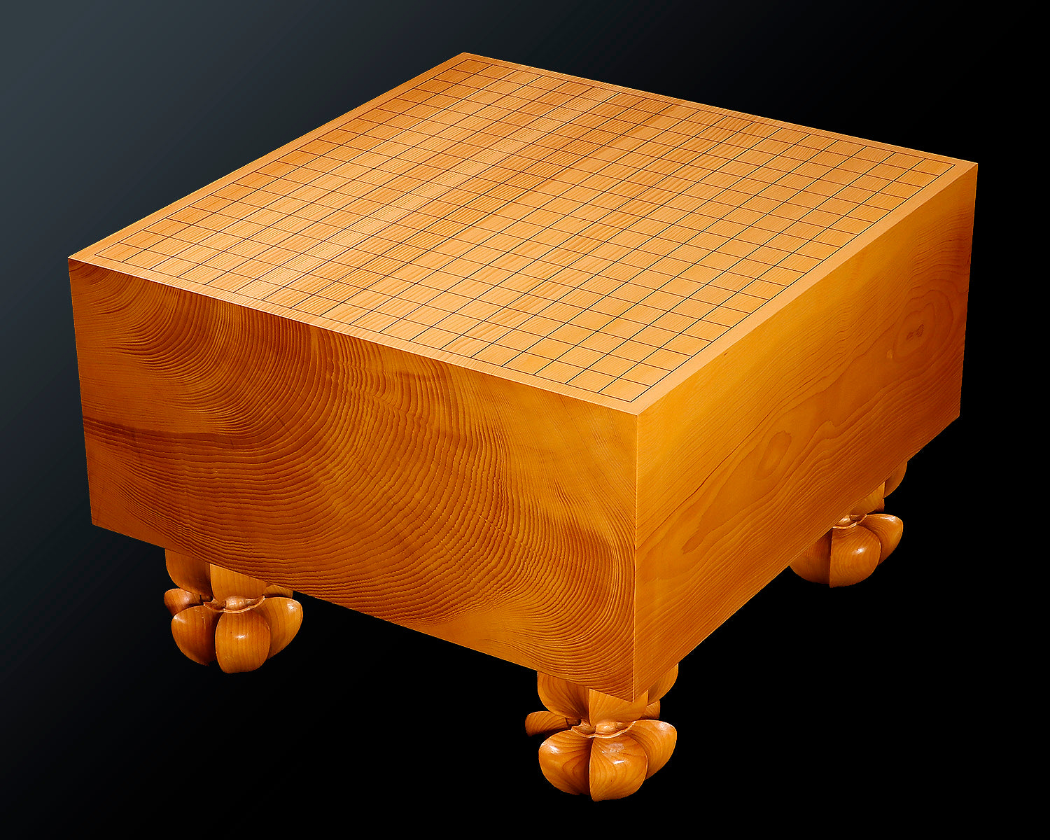 定価27万円】新榧 6寸 柾目 足付 碁盤 碁石 34号 本蛤 那智黒 木箱付