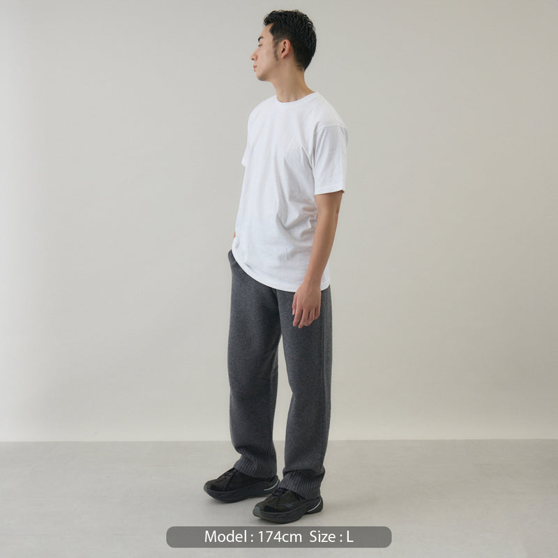 ウールカシミヤ ニットパンツ – kuros.style