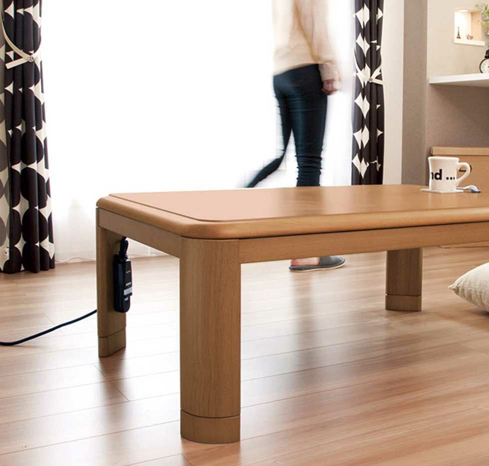 販売終了】家具調こたつ人感センサー付120×80cmKTR-34240S | コイズミ